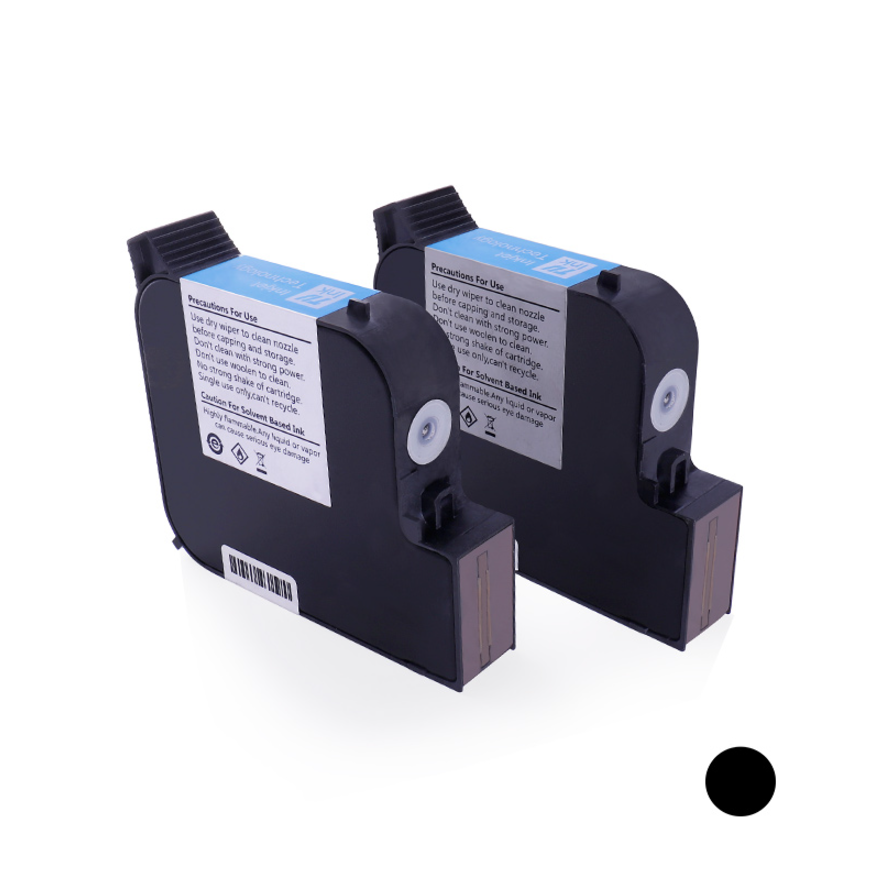 TIJ black solvent quick Drying ink cartridge